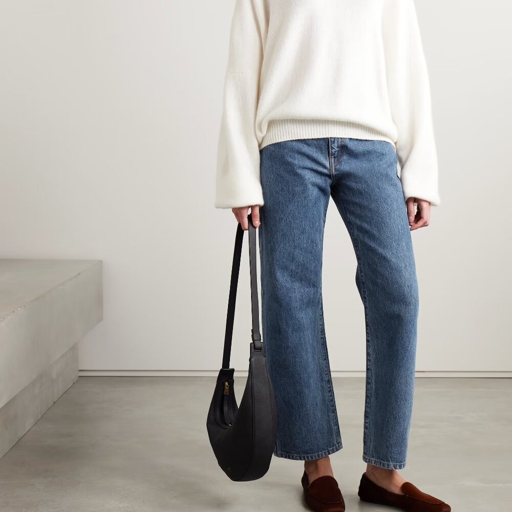 Khaite Kerrie midrise cropped jeans